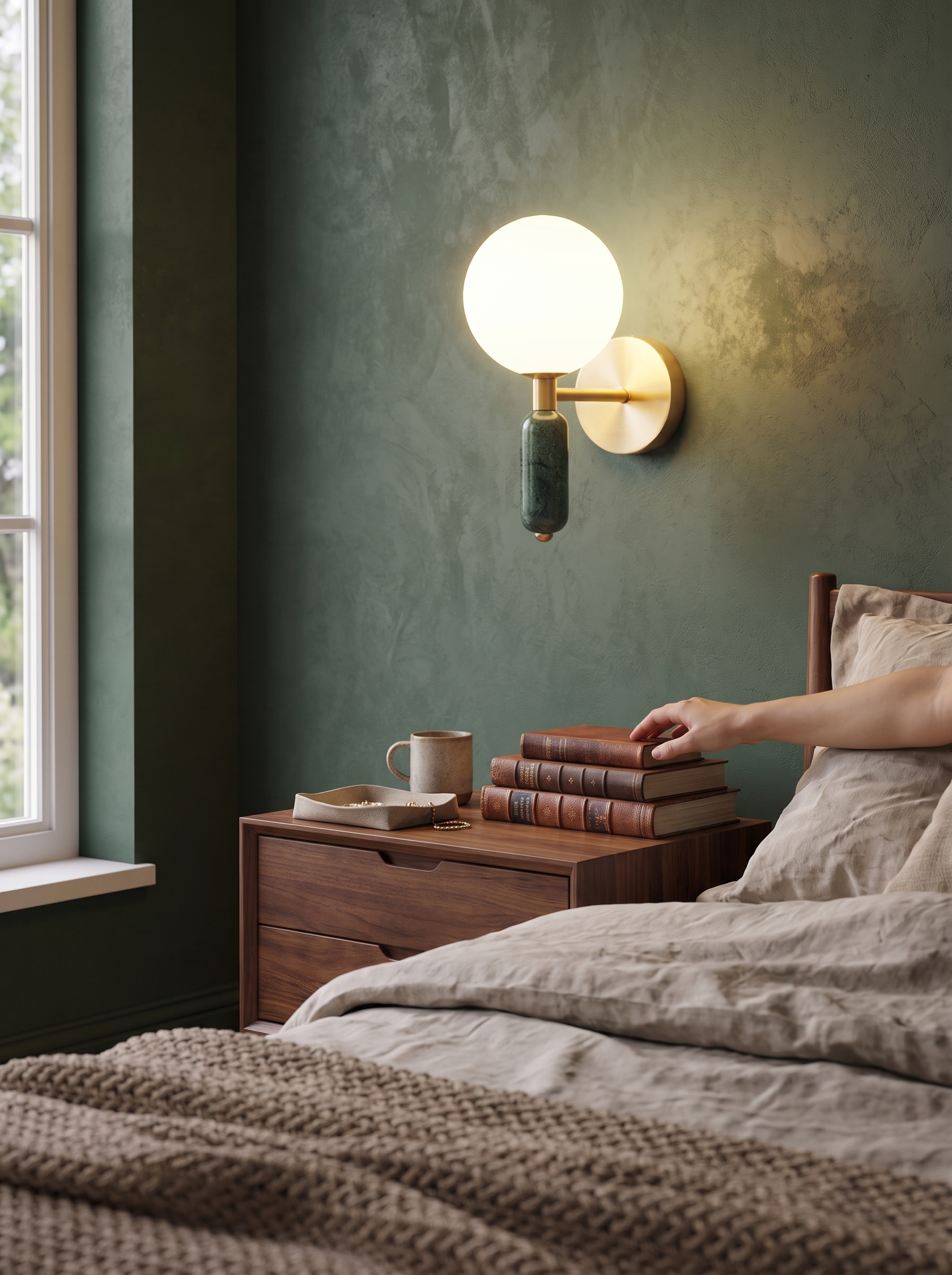 Marble & Glass Wall Lamp lifestyle image