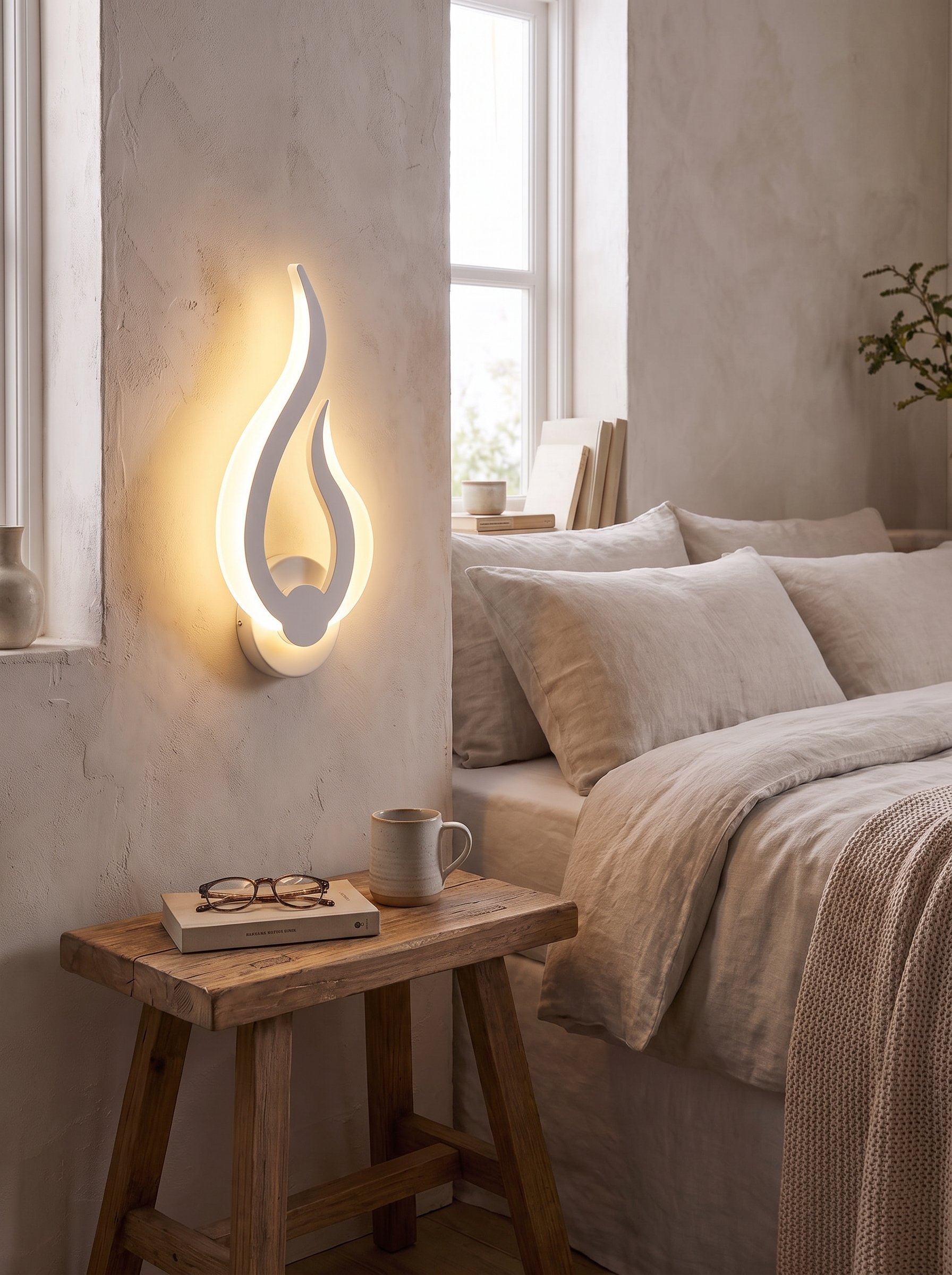 Modern Flame LED Wall Light lifestyle image