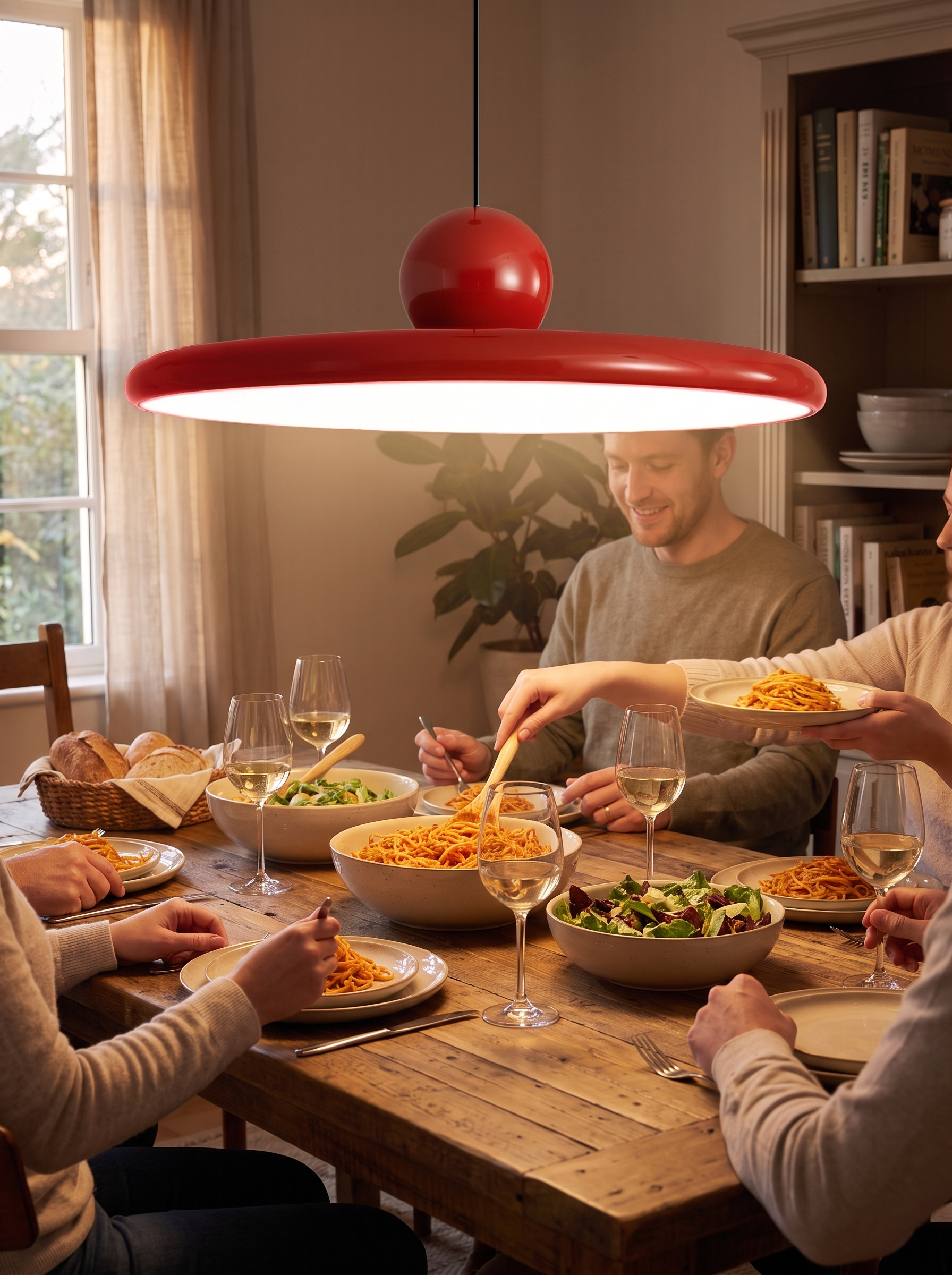 Nordic Flying Saucer Pendant Light lifestyle image