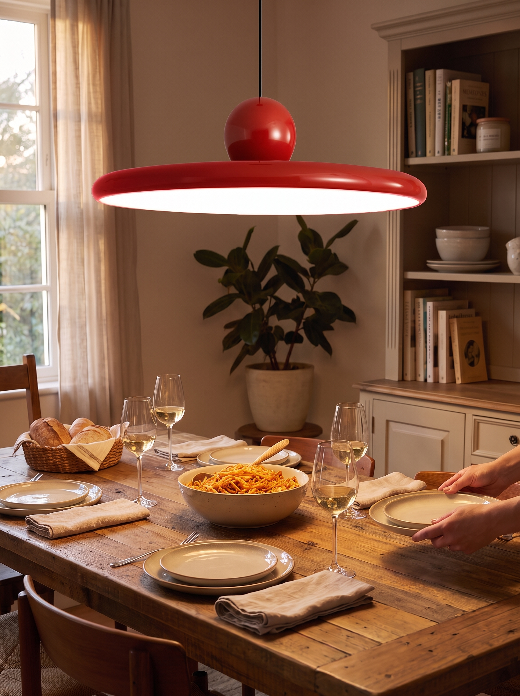 Nordic Flying Saucer Pendant Light lifestyle image