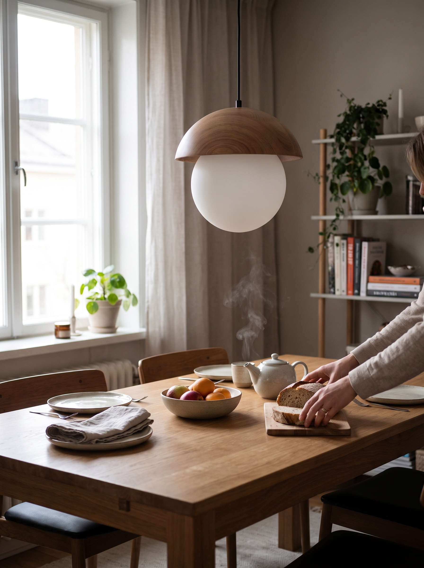 Nordic Glass Ball Pendant Light lifestyle image