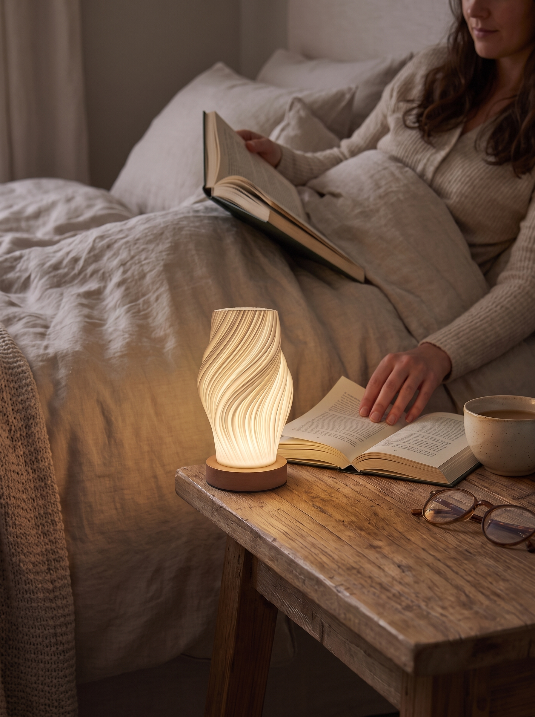 Swirl LED Table Lamp lifestyle image