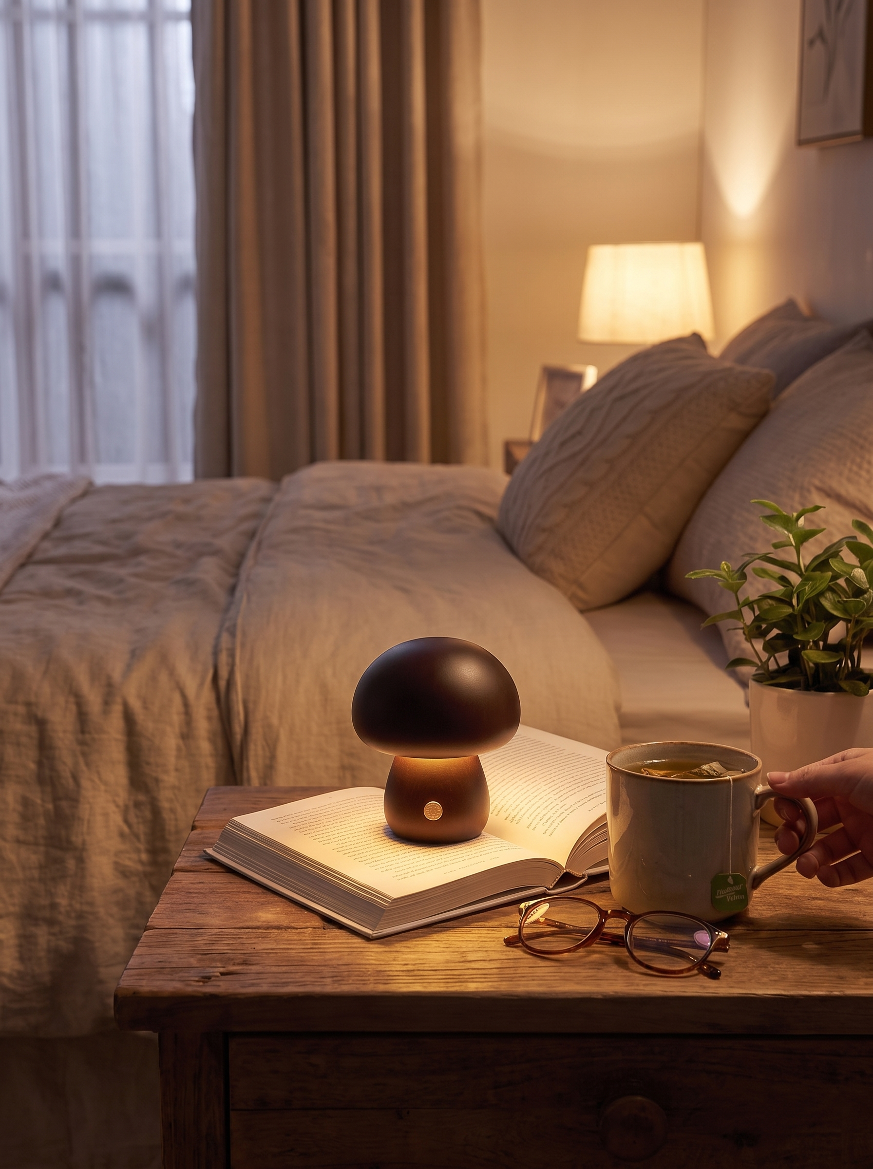 Portobello Mushroom Lamp lifestyle image