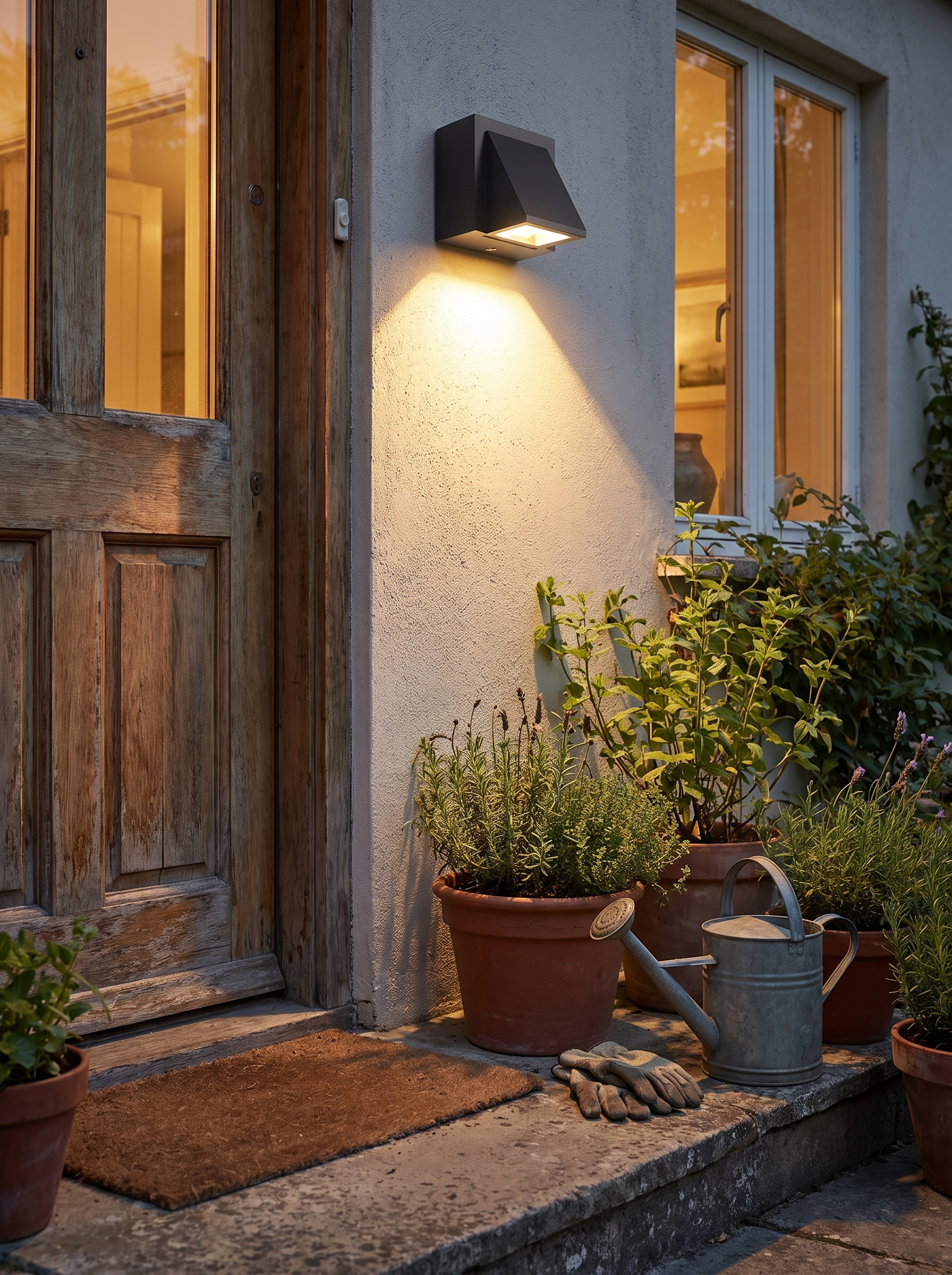 Modern LED Outdoor Wall Light lifestyle image