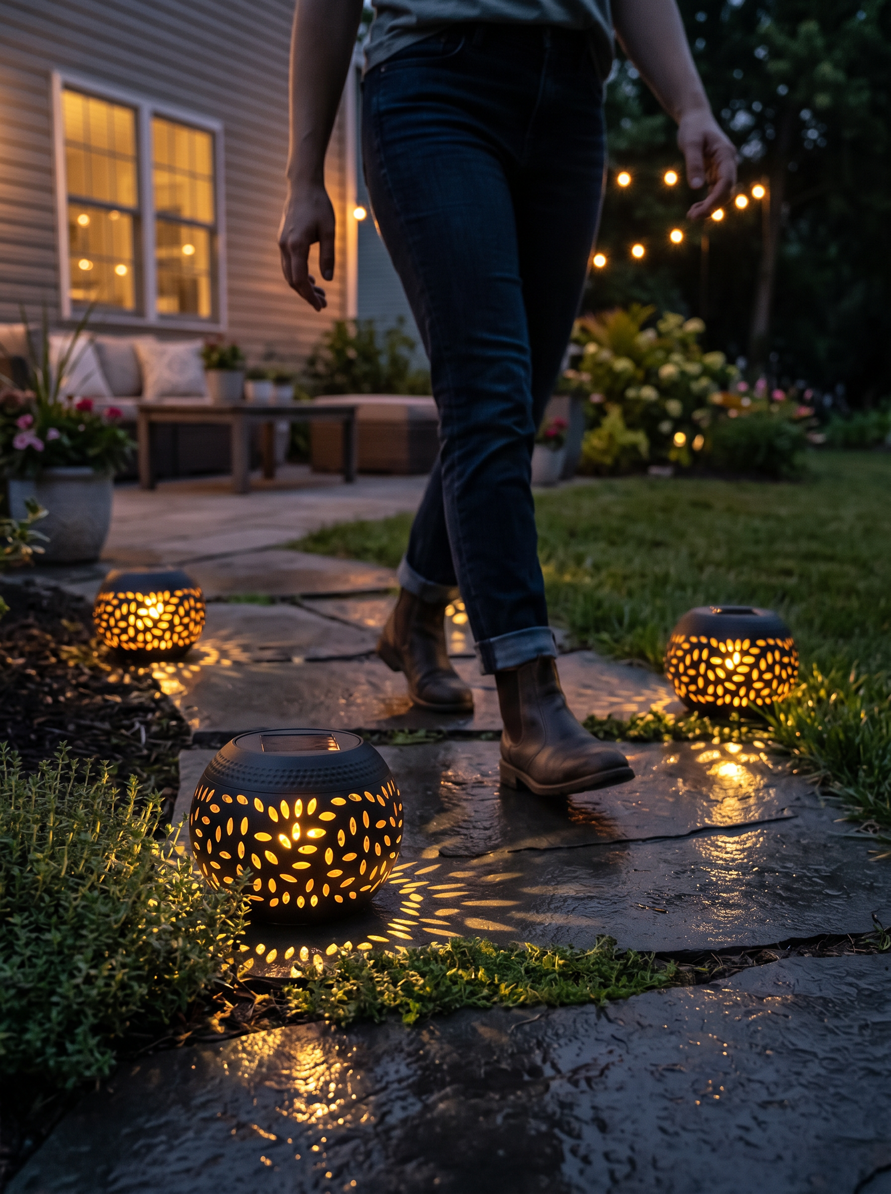 Lumopattern Solar Garden Light lifestyle image
