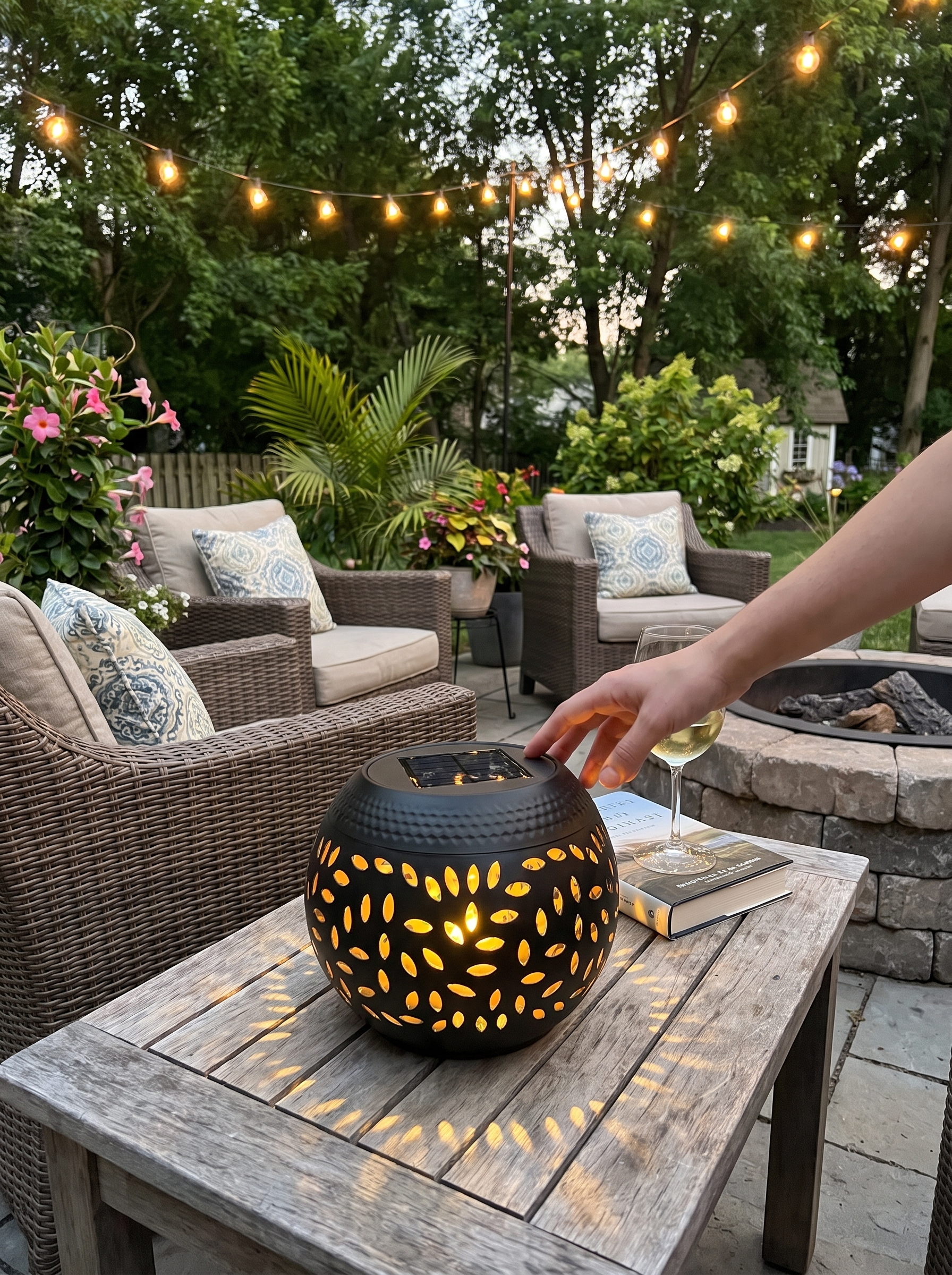 Lumopattern Solar Garden Light lifestyle image
