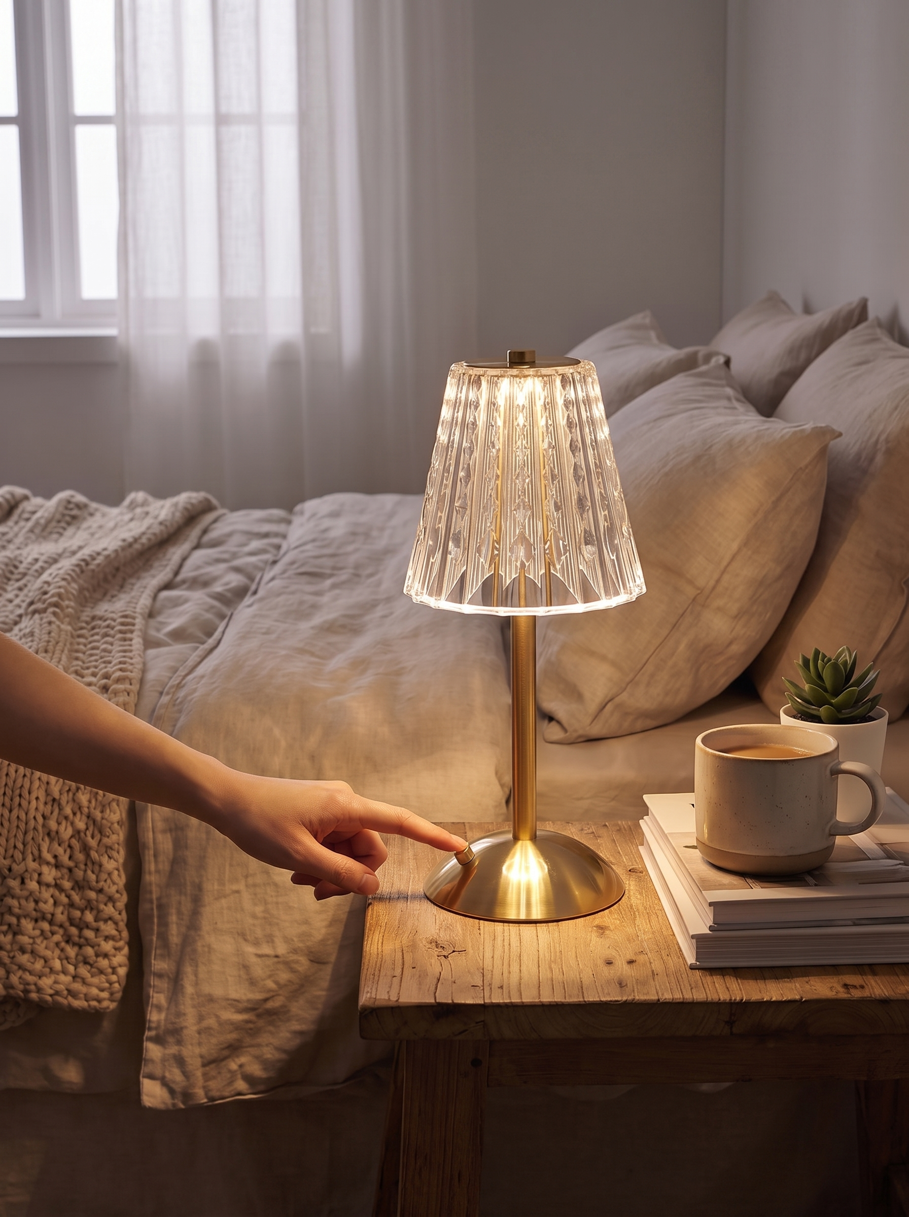 Crystal Touch Table Lamp lifestyle image