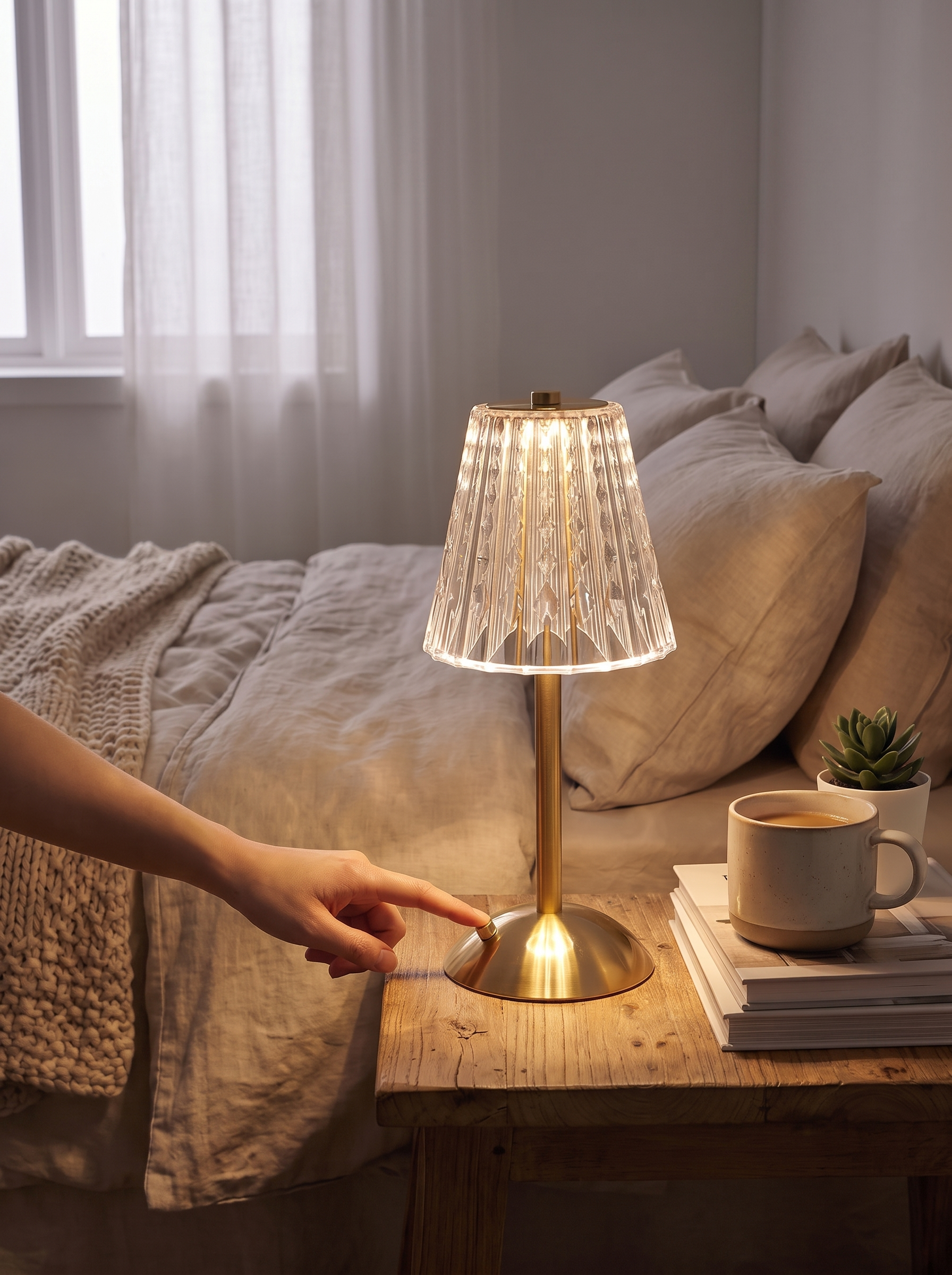 Crystal Touch Table Lamp lifestyle image