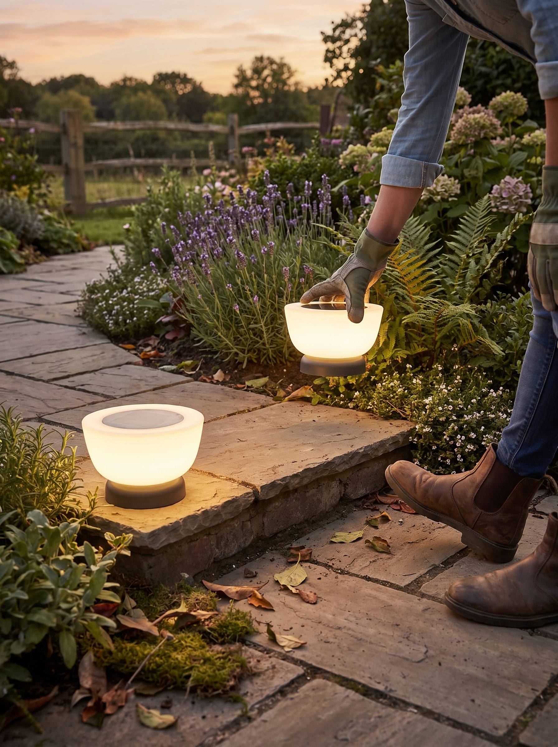 Solar Landing Path Light lifestyle image