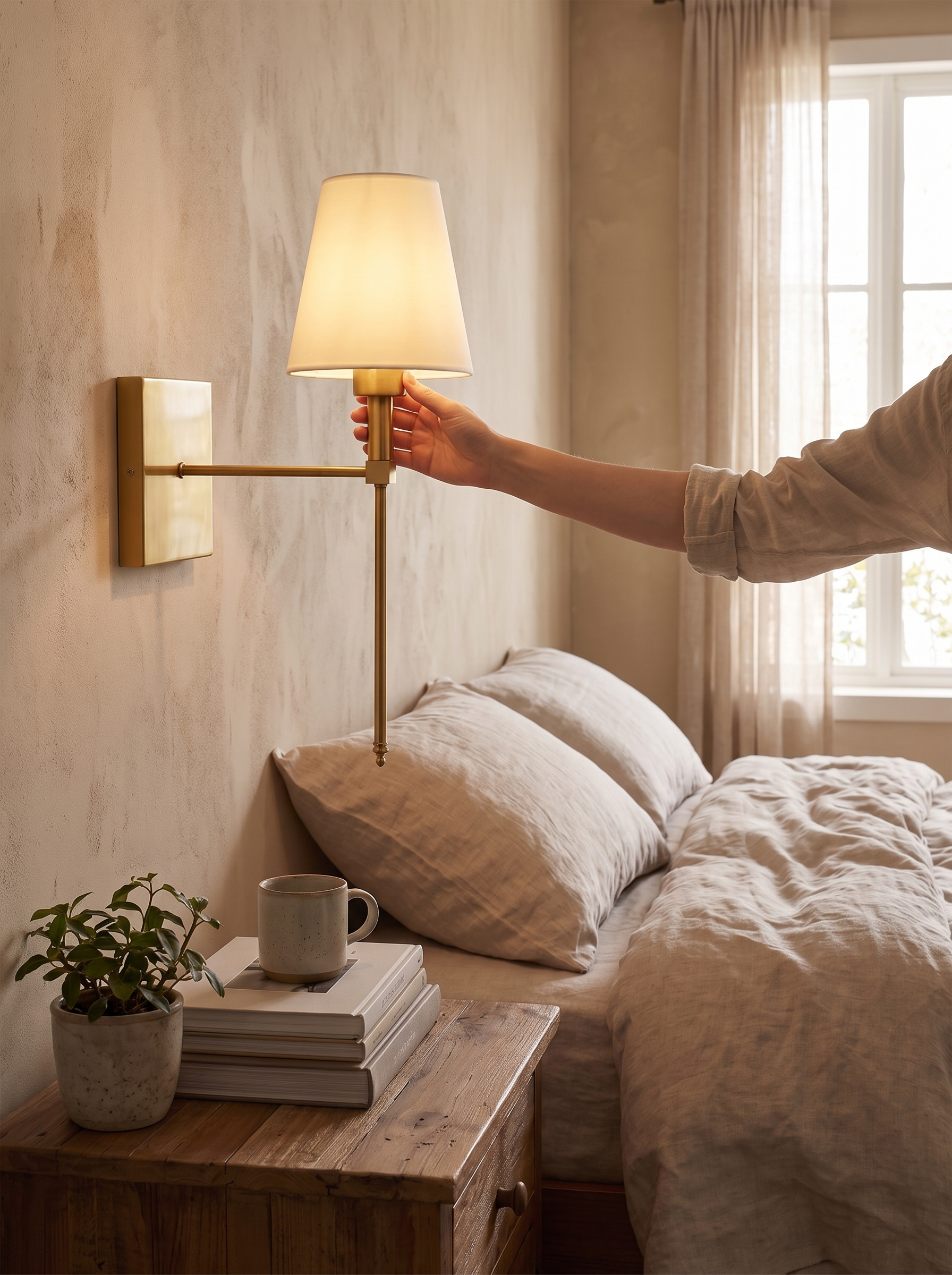 Nordic Elegance LED Wall Sconce lifestyle image