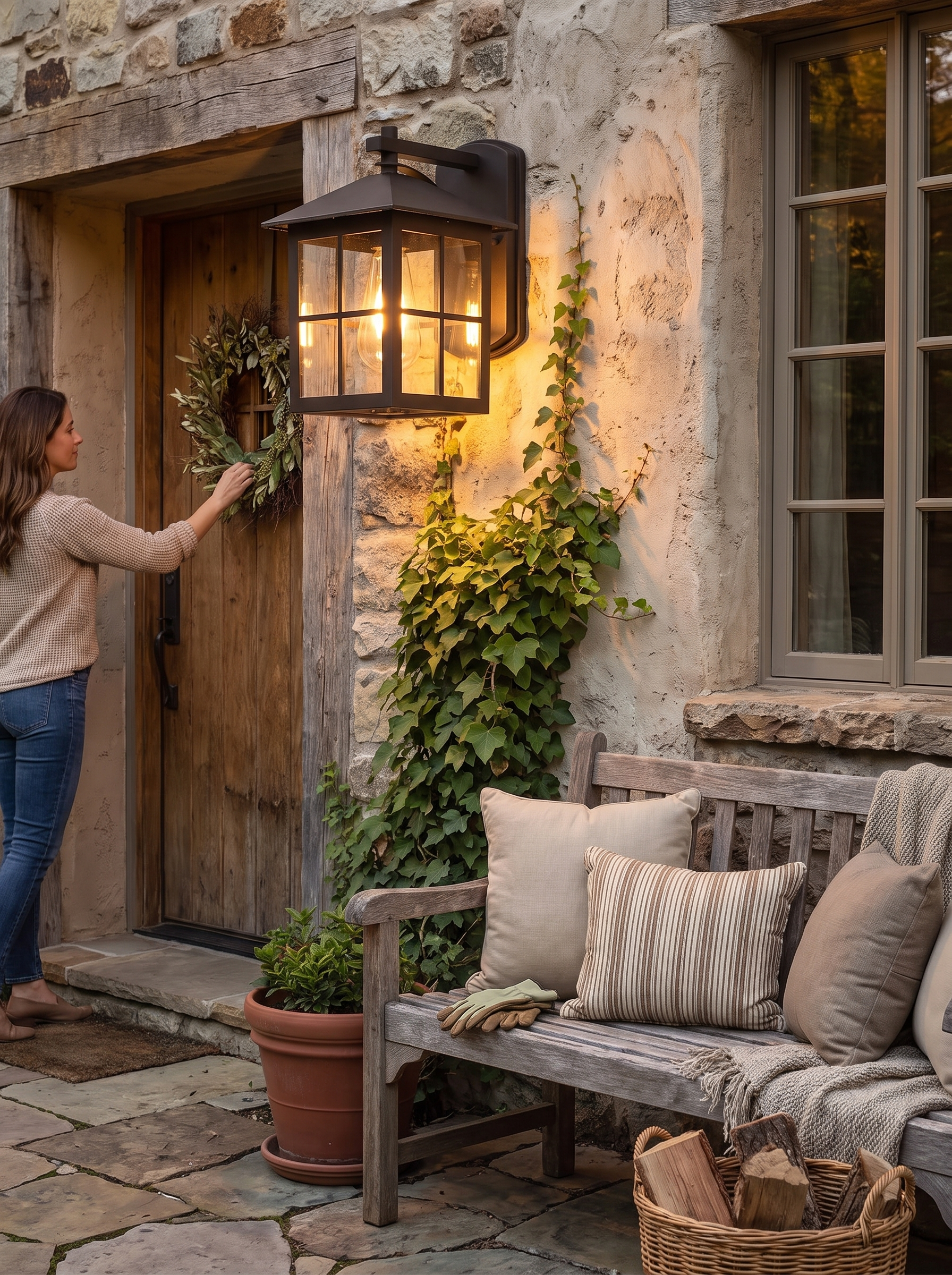 Camden Outdoor Wall Lamp lifestyle image
