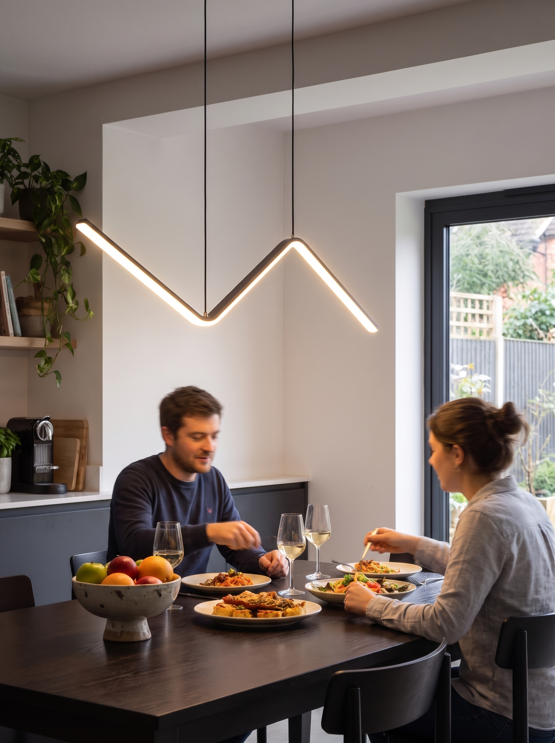 Aluminium Dining Pendant Lamp lifestyle image