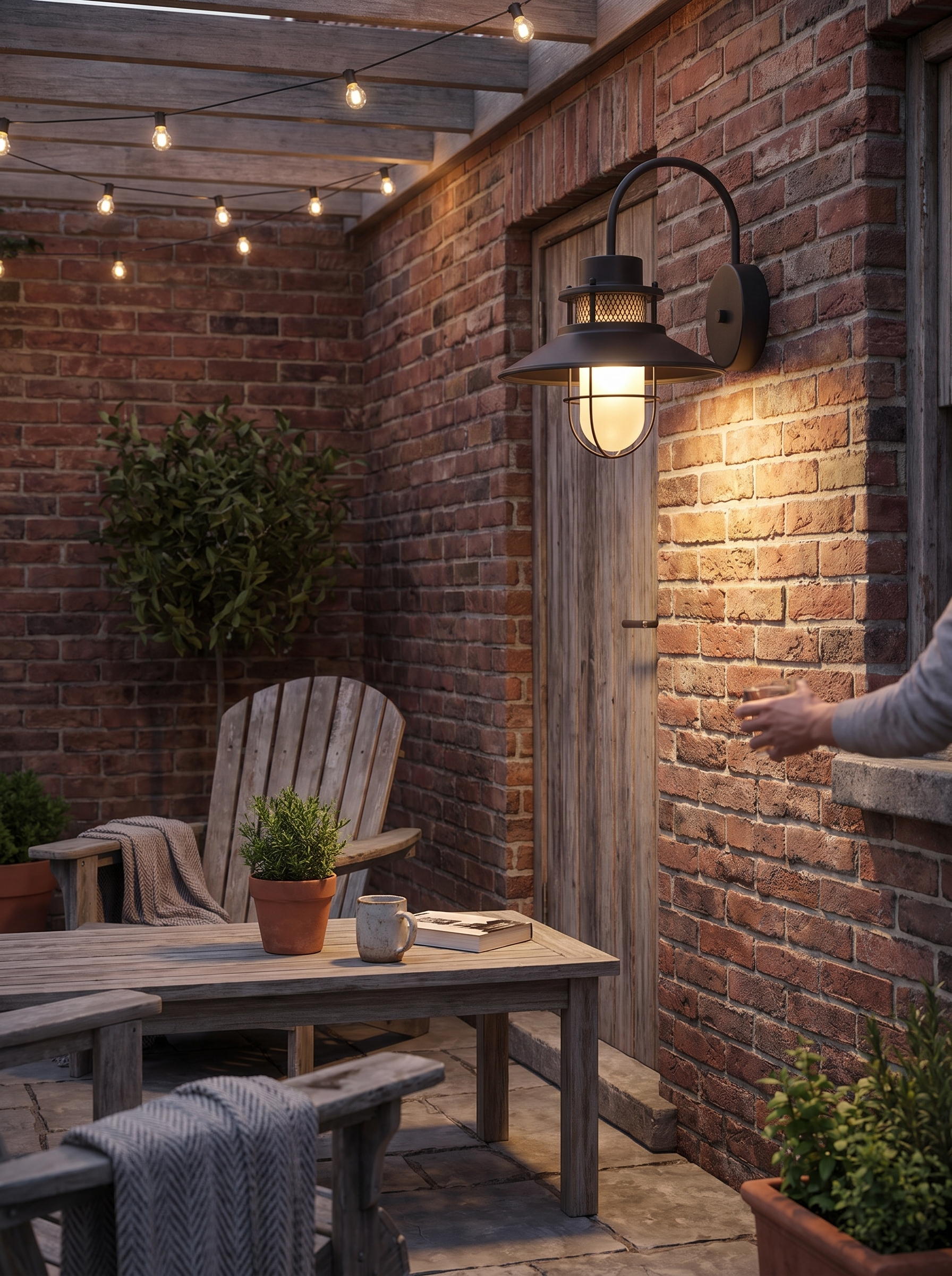 Felix Outdoor Wall Lamp lifestyle image