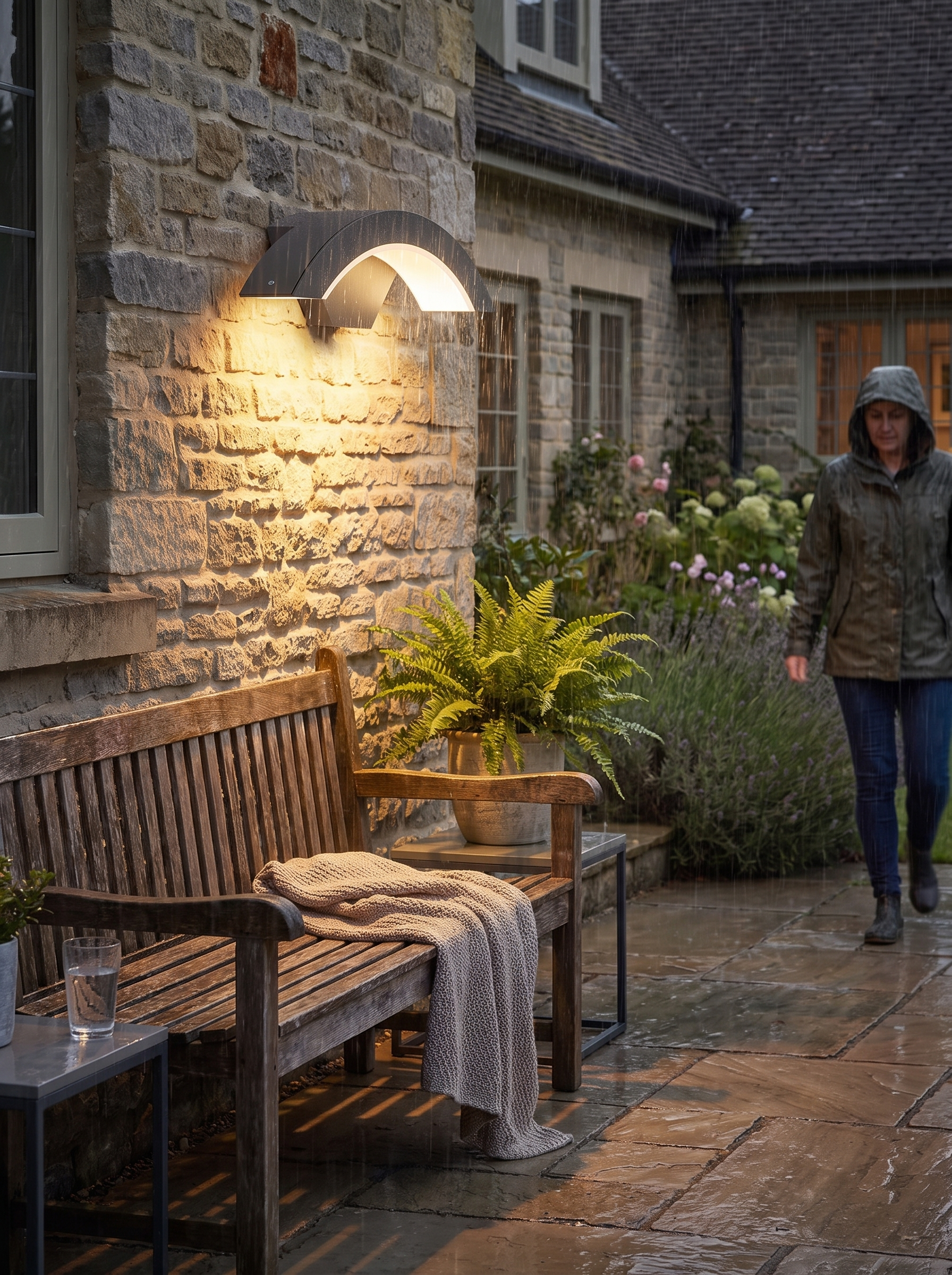 Modern Outdoor Wall Light lifestyle image
