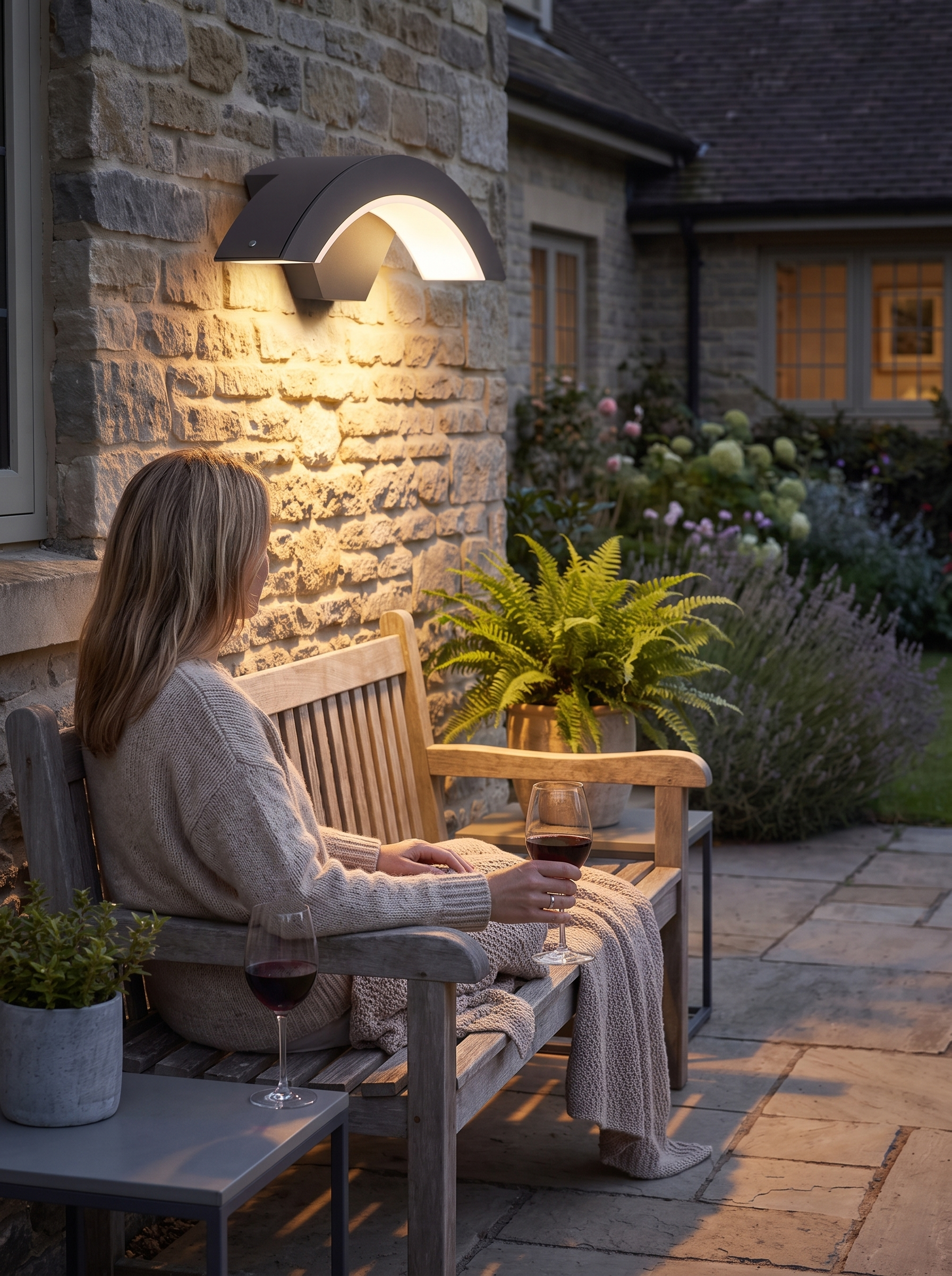 Modern Outdoor Wall Light lifestyle image