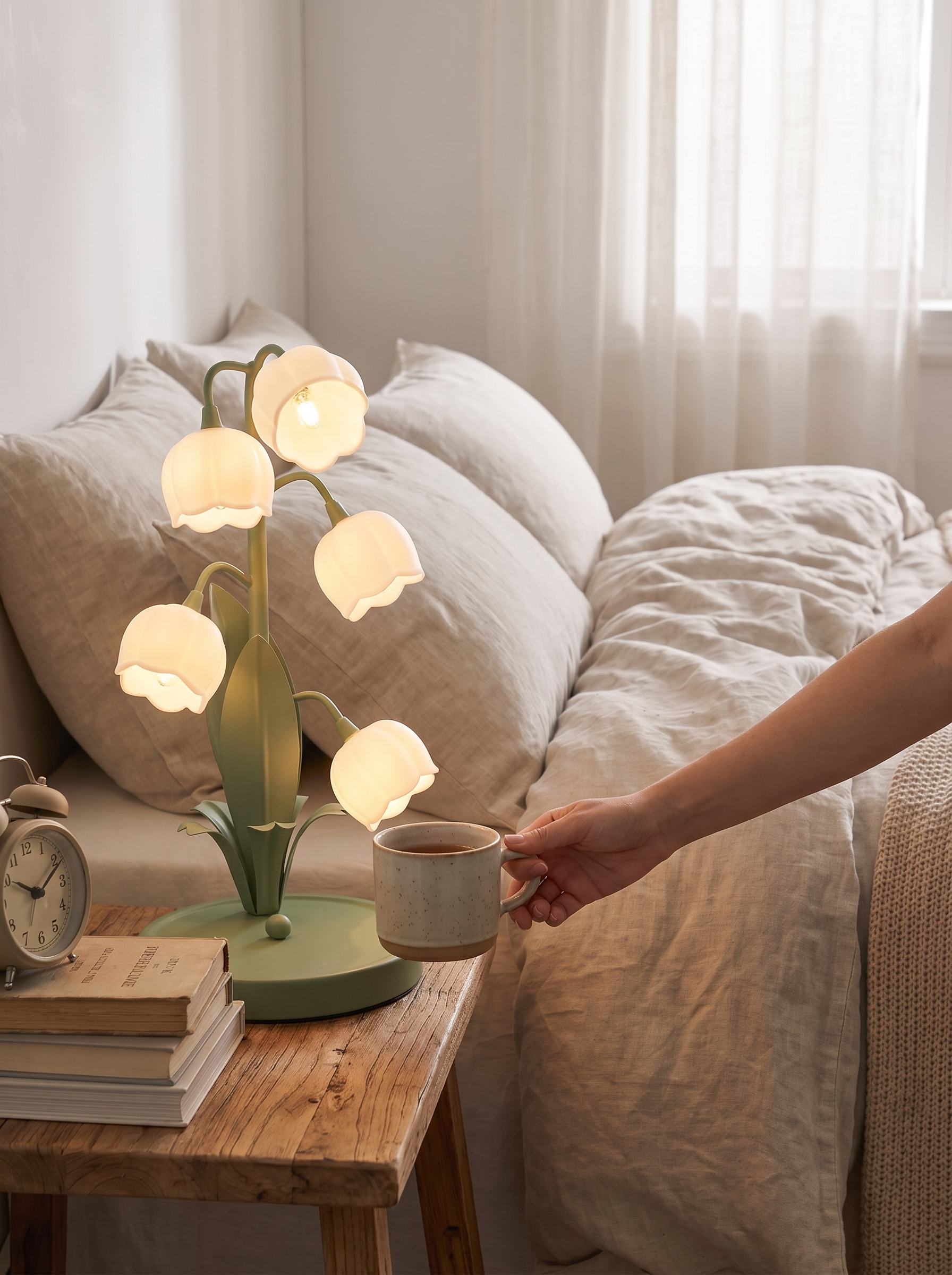 Bell Orchid Table Lamp lifestyle image