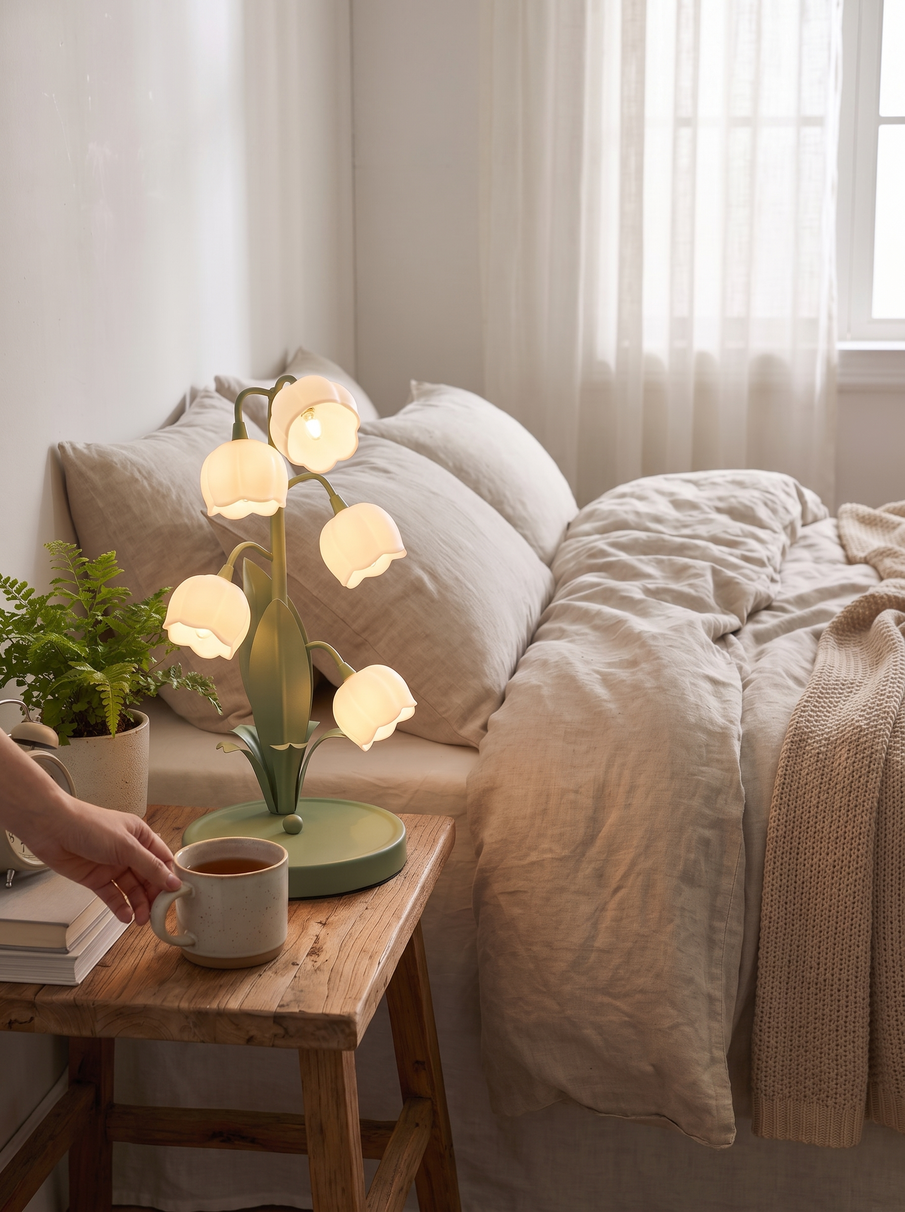 Bell Orchid Table Lamp lifestyle image