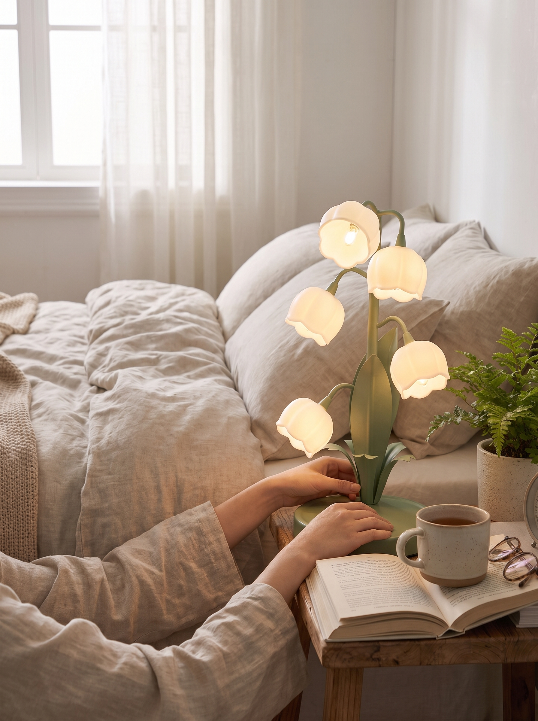 Bell Orchid Table Lamp lifestyle image
