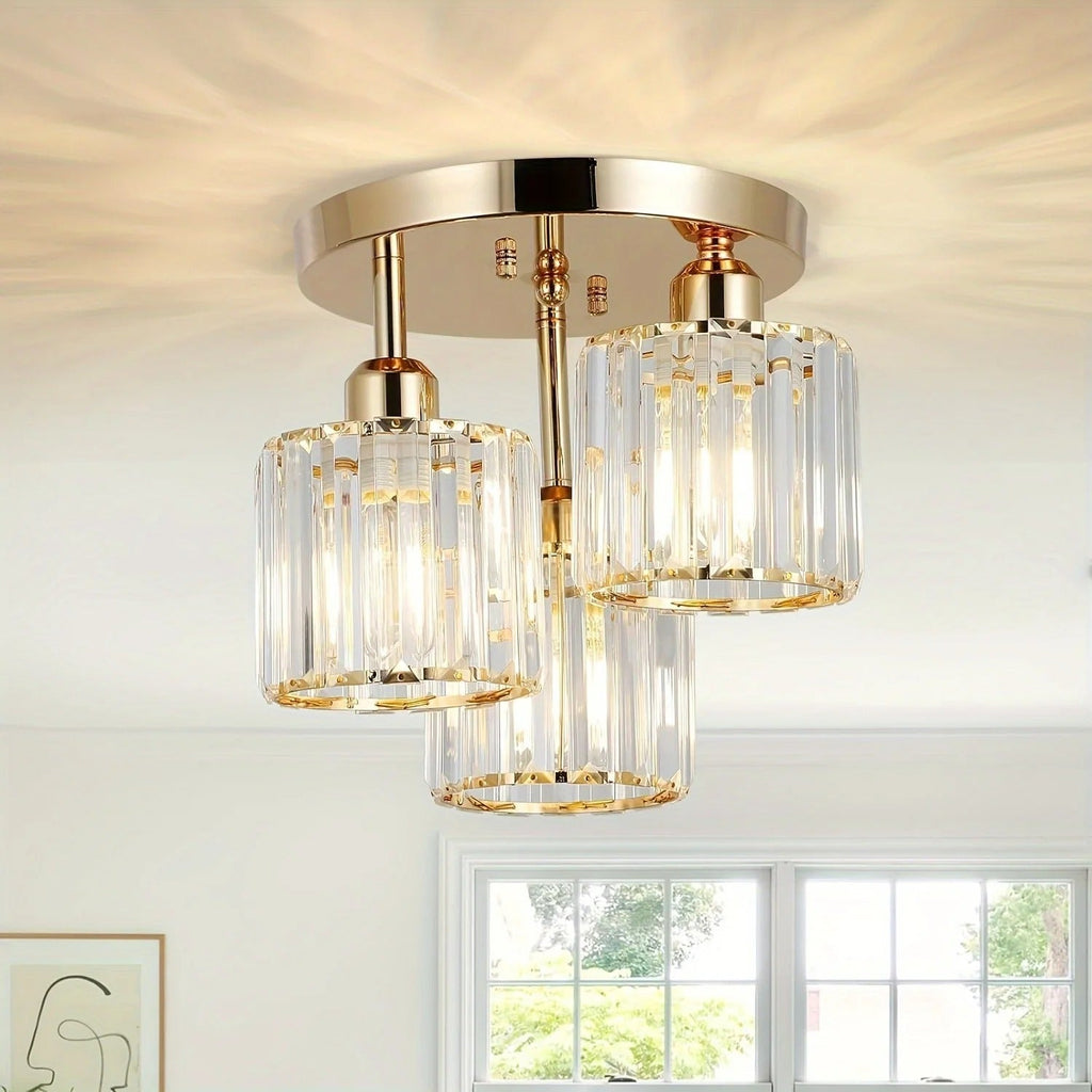 Gold Luxury Crystal Ceiling Light