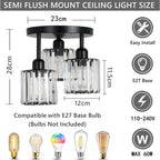 Gold Luxury Crystal Ceiling Light