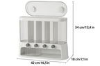 Multi-Compartment Grain Storage Container