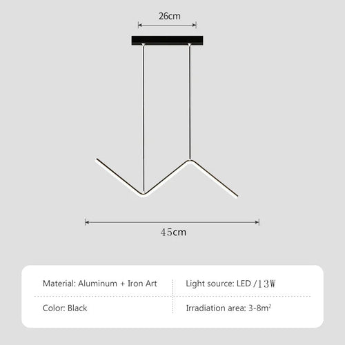 Aluminium Dining Pendant Lamp